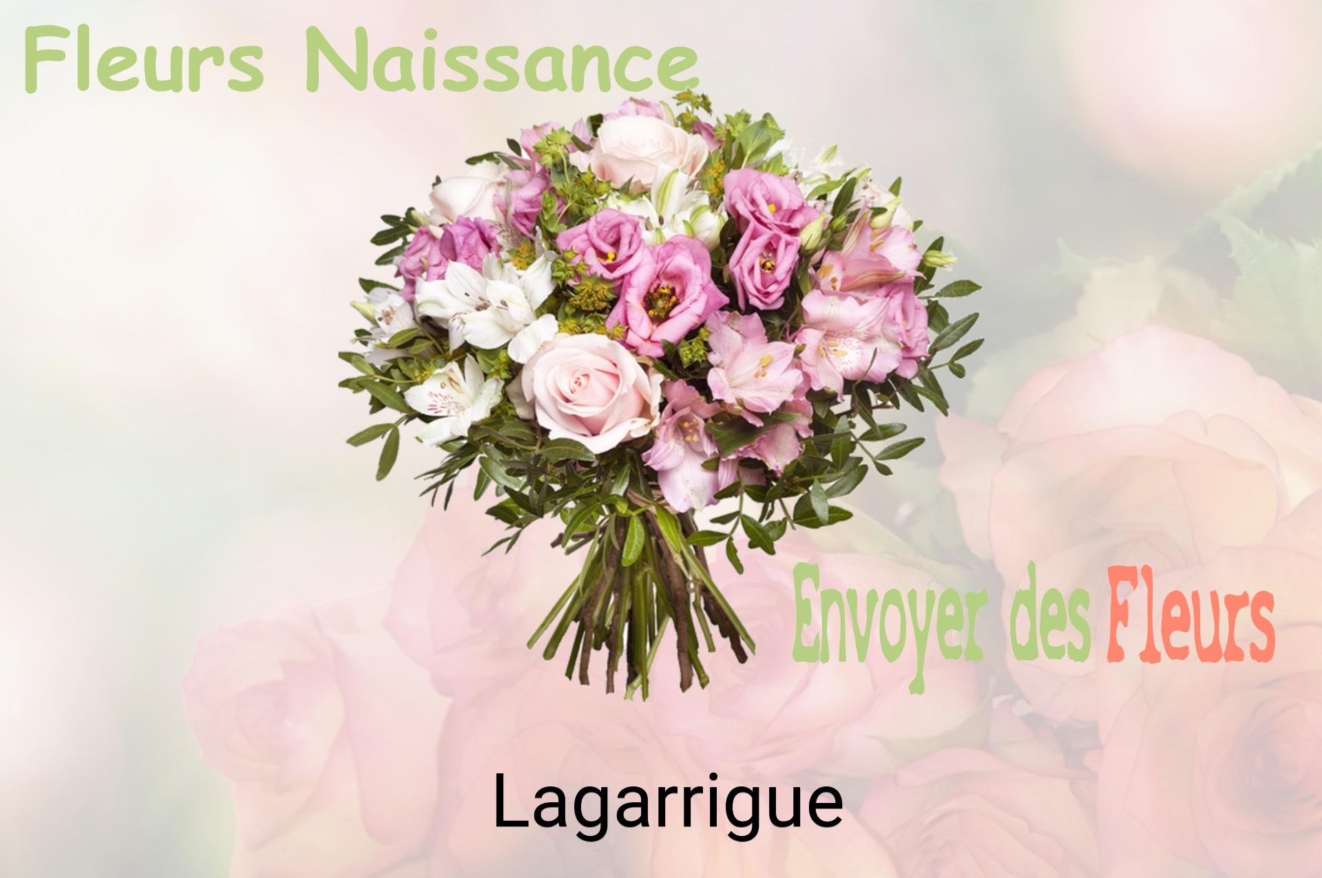 Bouquet de fleurs de naissance livré à Lagarrigue